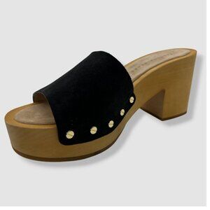 Veronica Beard Women's Black Hannalee Platform Sandals Shoes Size US 8.5 NEW